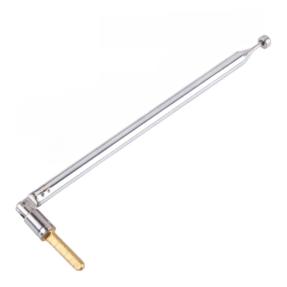 Telescopic For FM Radio for antenna 4 Section Rod for Wireless Alarm Receiver Black 118x30mm and 146x29mm Dual Size Options