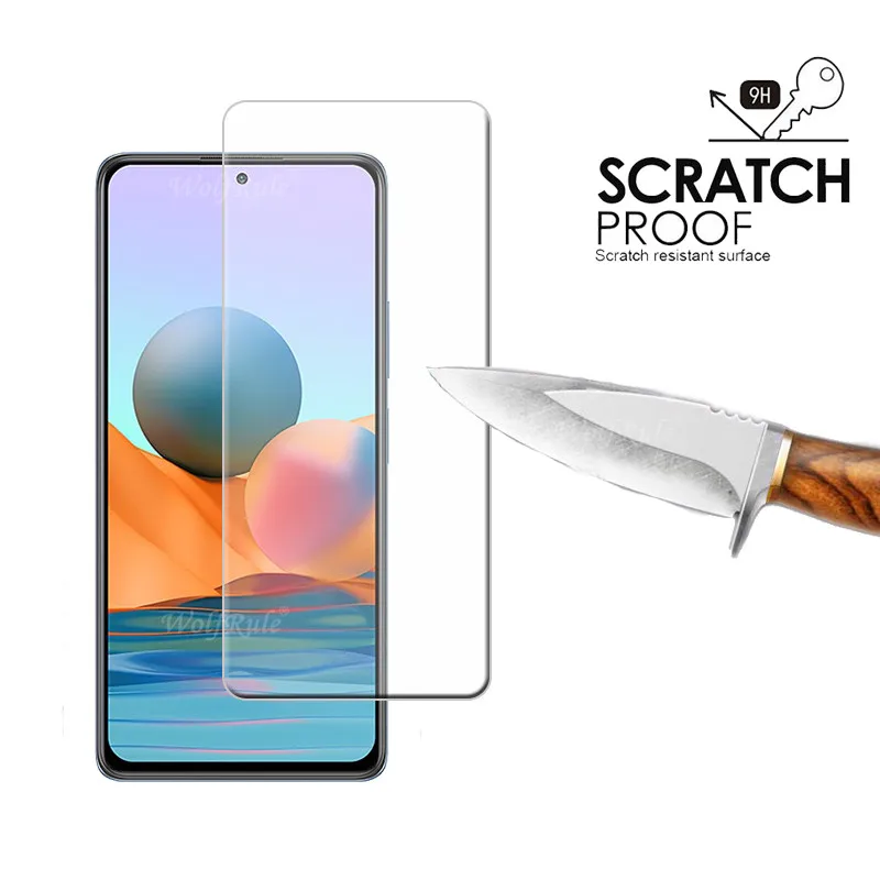 4-in-1 For Xiaomi Redmi Note 10 Pro Glass For Redmi Note 10 Pro HD Screen Protector For Poco M3 Redmi Note 9 10 Pro Camera Glass