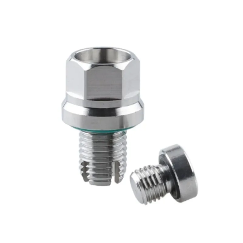 Stainless Steel Magnetic Drain Plug Self-Tapping Repair Kit for Pan Screw Thread Repair Oil Leak Fix Fit for Car Motorcycle
