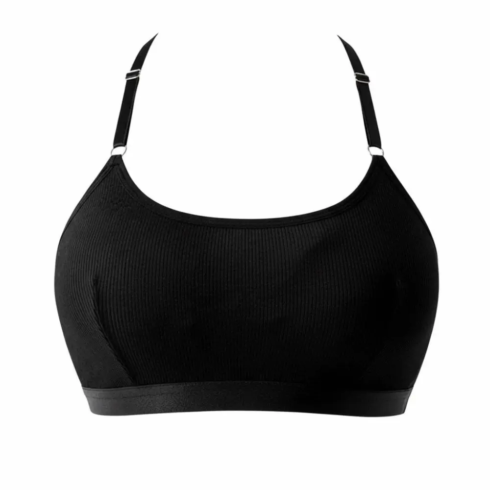 Hot Backless Wireless Bra Soft Comfortable Women's Bra with Faux Pearl Decor Lace Trim Non-Padded Bra Women Girls