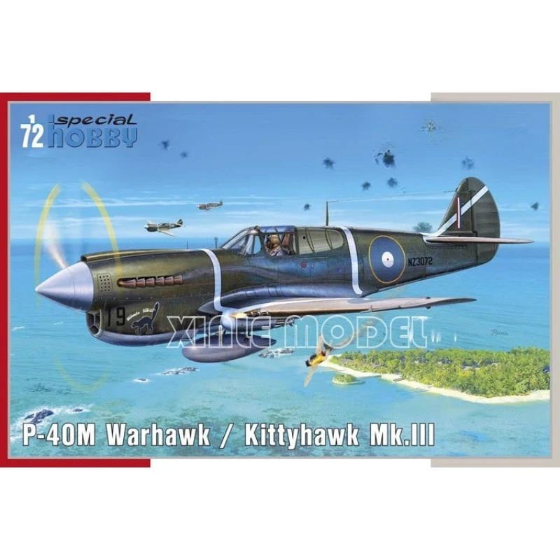 Kit de Modelo de Avión de Plástico para Armar, Special Hobby 72382 P-40M Warhawk/Kittyhawk Mk. III 1/72