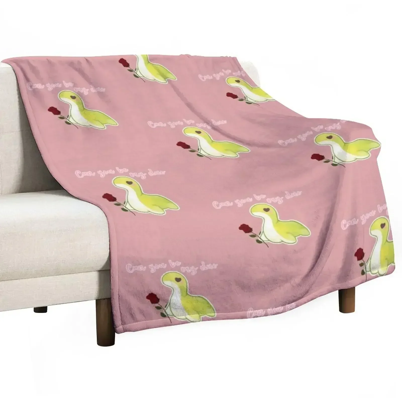 Cute Nessie (Can you be my duo), from Apex legends Throw Blanket Custom Polar Designers Bed Fashionable Thermal Blankets