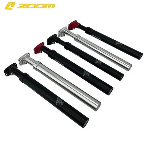 Imagen 2 del producto Zoom Mtb bicicleta suspensión tija de sillín amortiguador tija de sillín de bicicleta cuentagotas tubo de tope de choque de aluminio con cuña Adptper 27,2 31,6mm