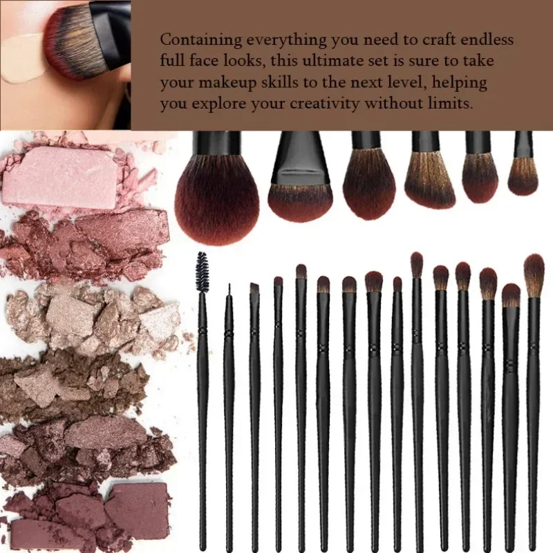 25pcs Portable Makeup Brushes Set Full Function Foundation Eyelash Eyebrow Eyeshadow Blending Brush for Makeup Artist  Dedicated