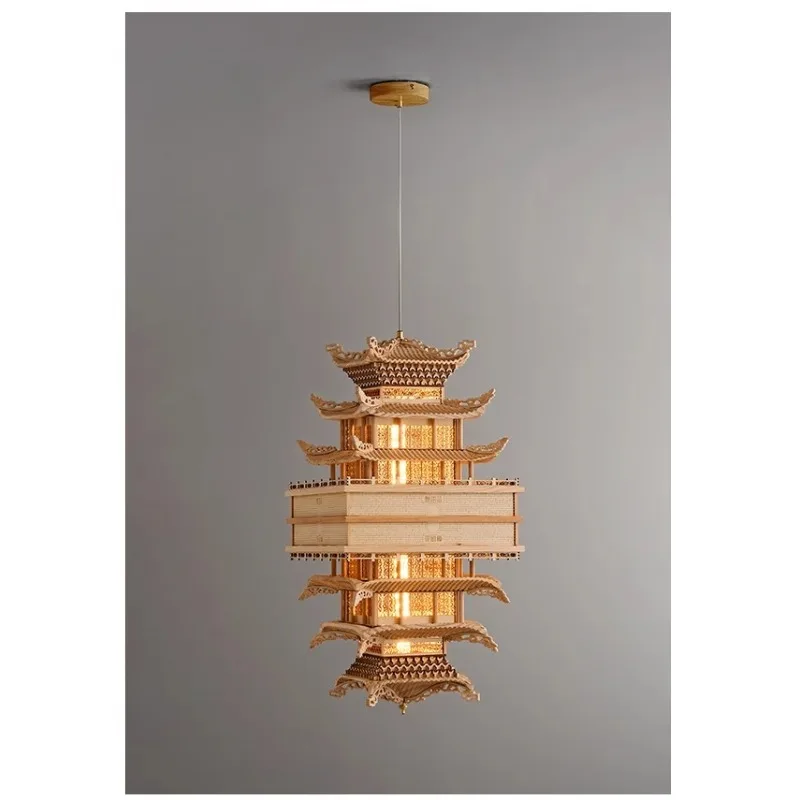 

Antique building chandeliers, pavilions, pavilions, living room decorative lamps