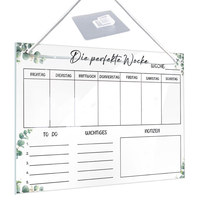 Hanging Dry Erase Board Memo Planner Wall Mountable Whiteboard Schedule Note Writing Home Office Supplies Presentation