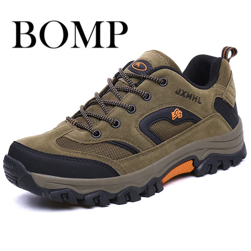 

Trend Leather Men's Hiking Shoes Comfort Brand Desert Shoes Man Outdoor Camping Shoes For Men Big Size 47 botas tacticas hombre