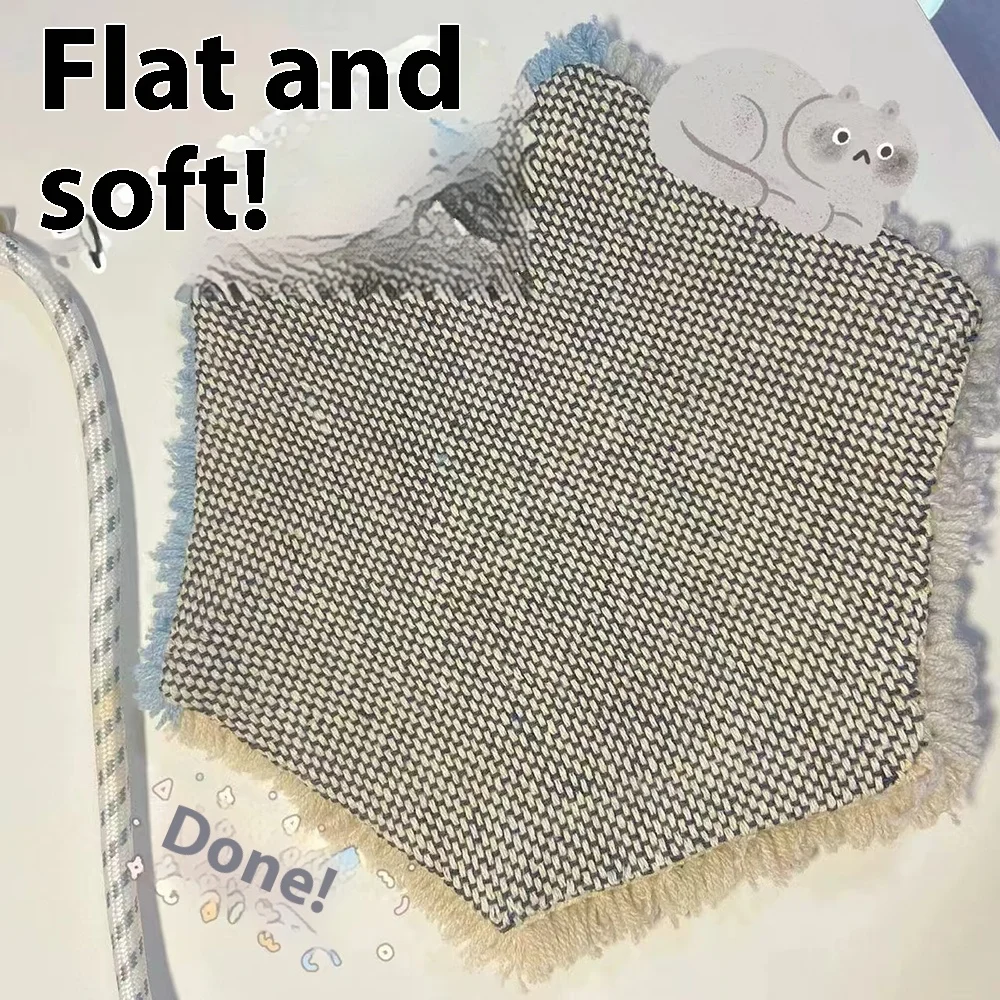 قماش معنقدة أساسية يمكنك صنعها بنفسك قماش الراهب مطرز قماش معنقدة مع خطوط ملحوظة لملحقات إبرة البنادق البساطية #5