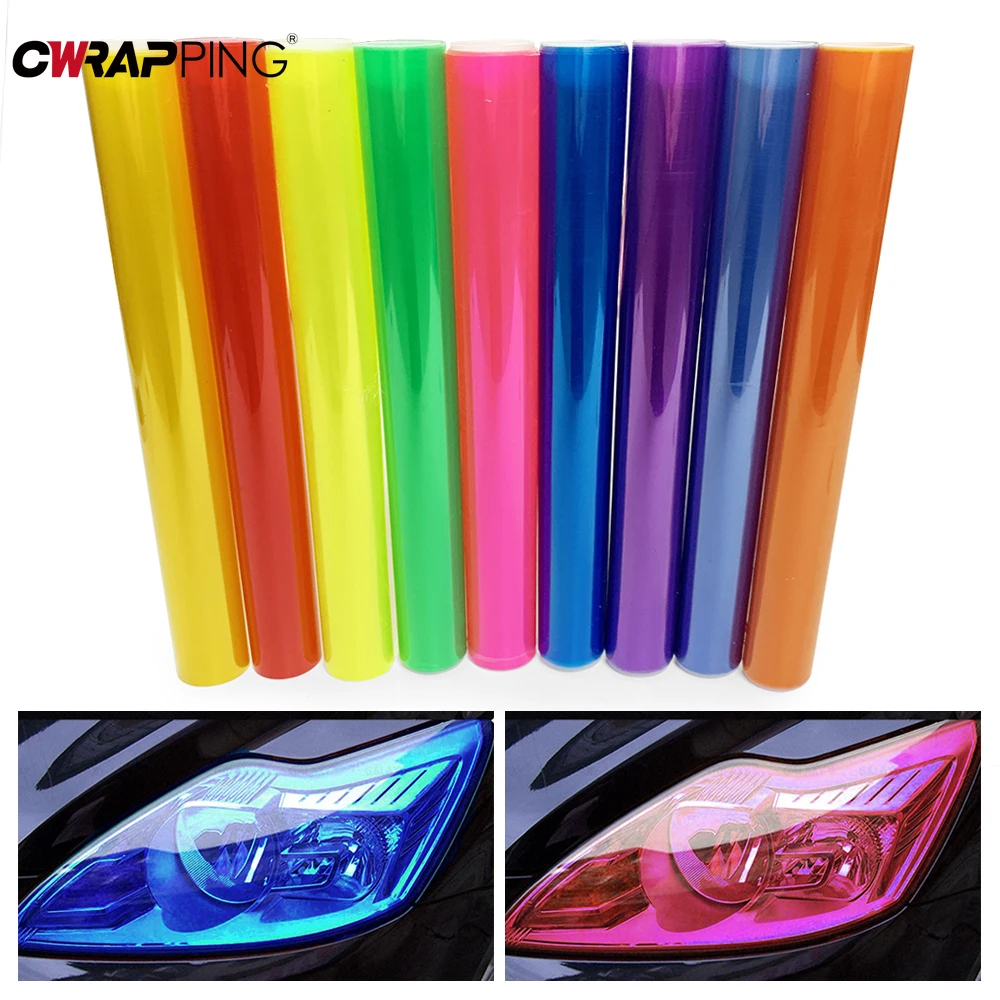 

Headlight Lamp Light Covering Film Car Clear Tint Headlight Taillight Vinyl Films Fog Light Rear Lamp Tint Films Sticker Decal