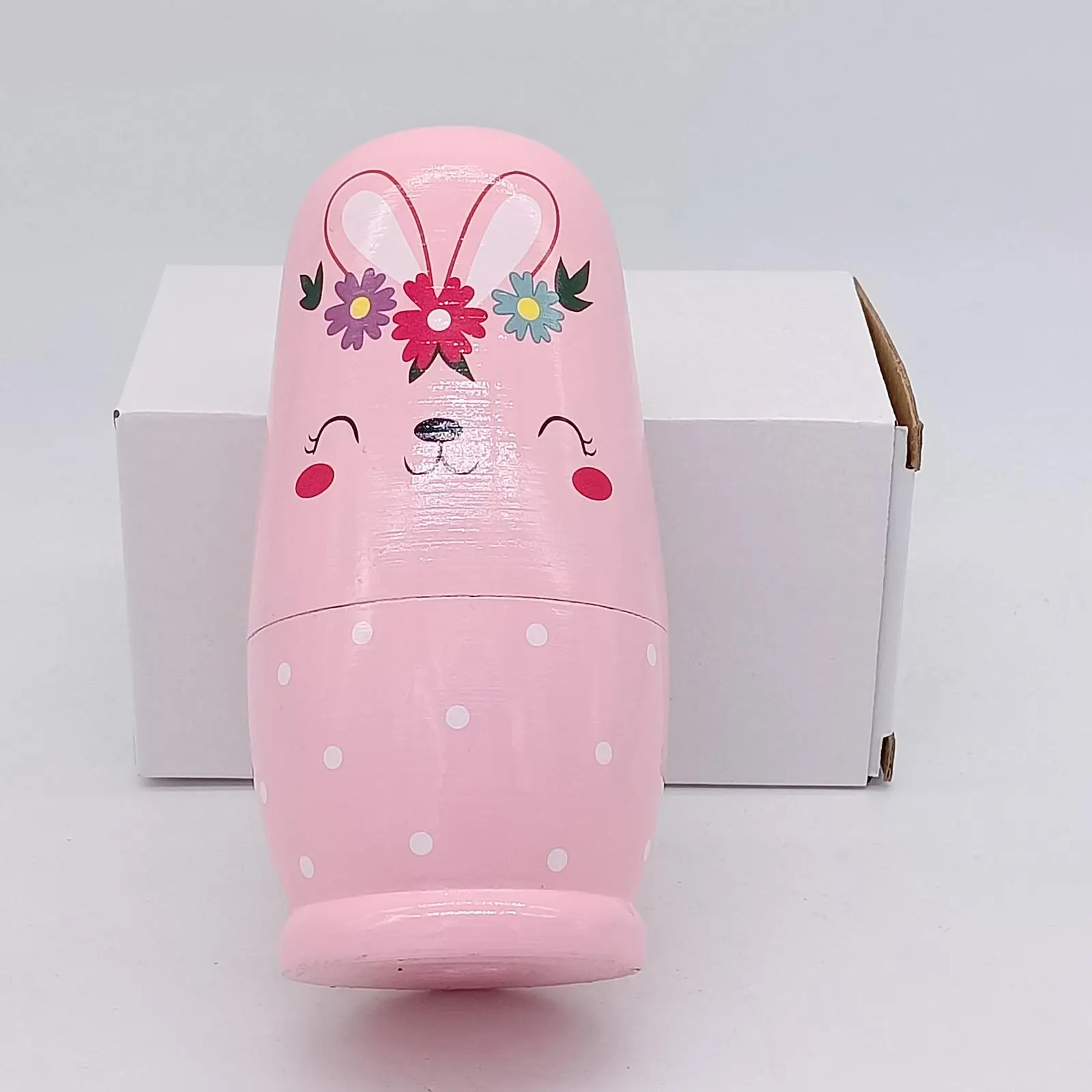 Stacking Doll 5 Layers Nesting Dolls Wooden Matryoshka Multifunctional Kids Gifts Russian Nesting Dolls Popular Matryoshka Dolls