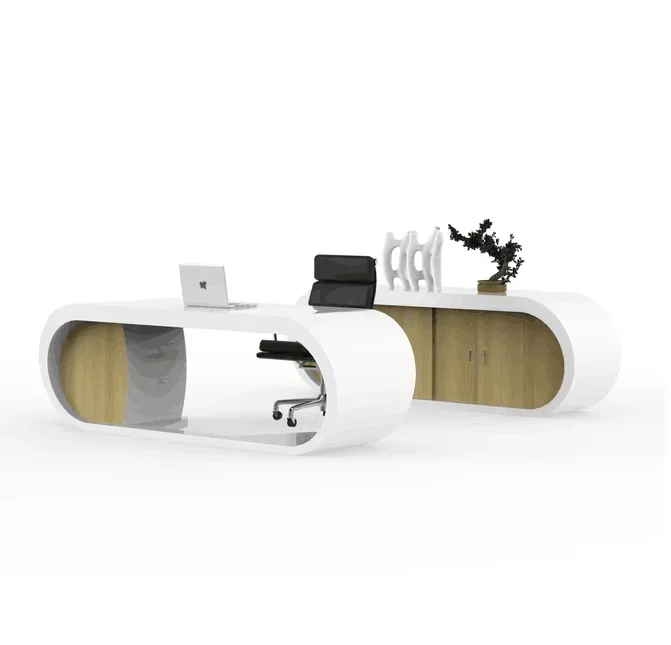 A Simple front desk customized sized reception table Small office reception desk