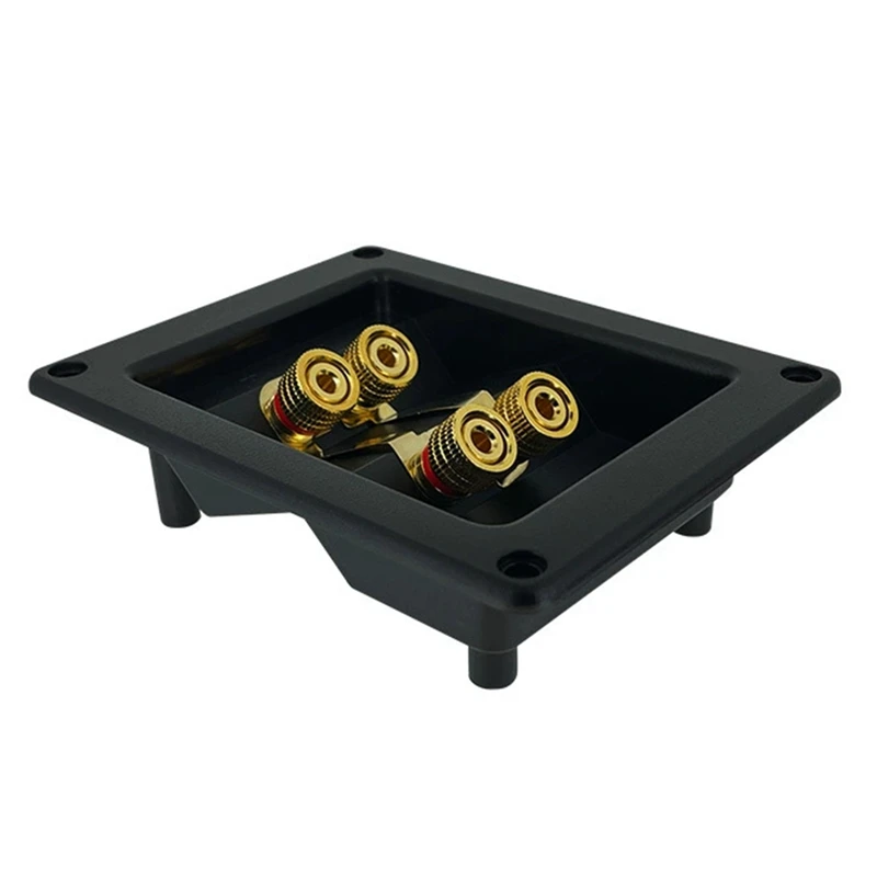 Dual Banana Plug Compatible Terminal Cup Connector for Subwoofer Input Output-ELEC