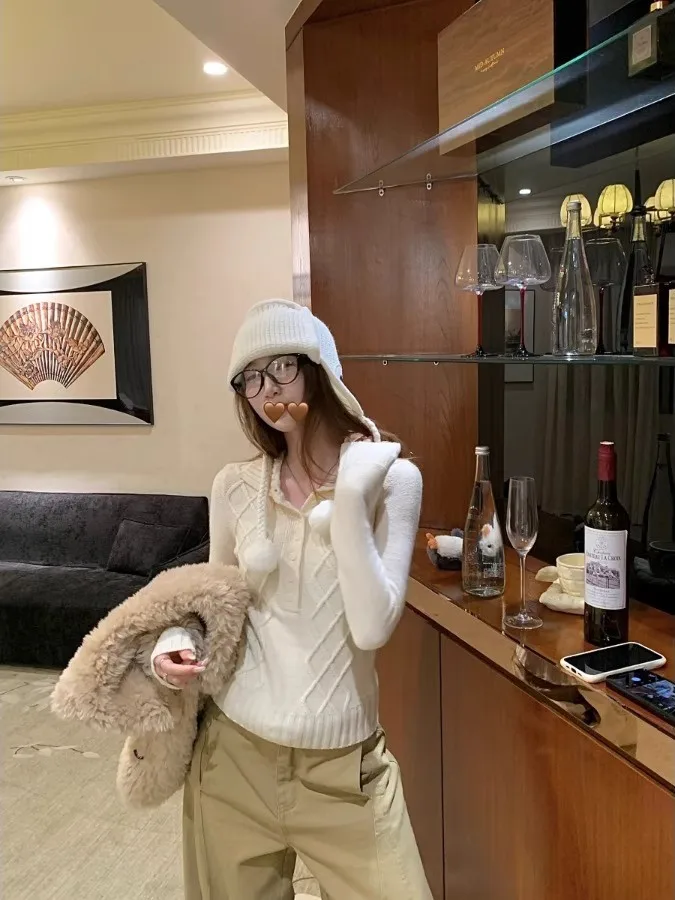 

I Color вязаный свитер женский с длинным воротником-свеком Slim Fit повседневный осенне-зимний теплый модный нежный твист