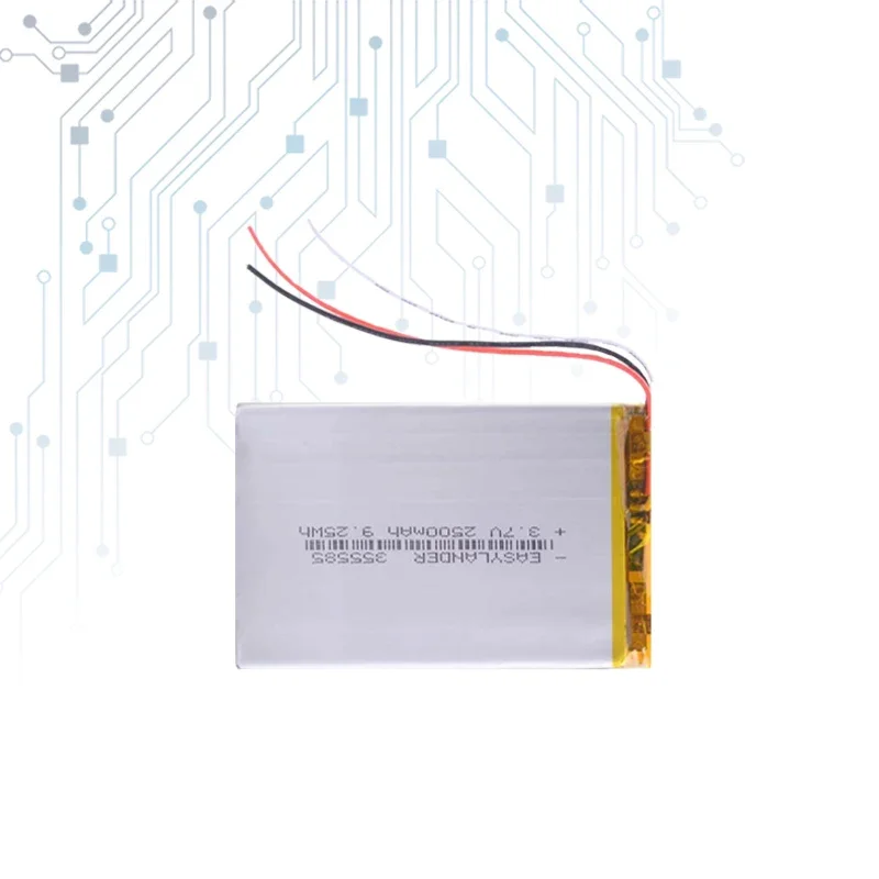 2500mAh E-Book Reader Battery For S11ND018A E-book For ONYX BBA10 355585 For psp DVR 305585 355586 355585