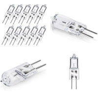 10pcs 20X 12V 20W 35W G4 Halogen Bulb 12v 220V G4 Bulb G4 Halogen Bulb Warm White Bulb Lamp Beads Replacement Home Lighting