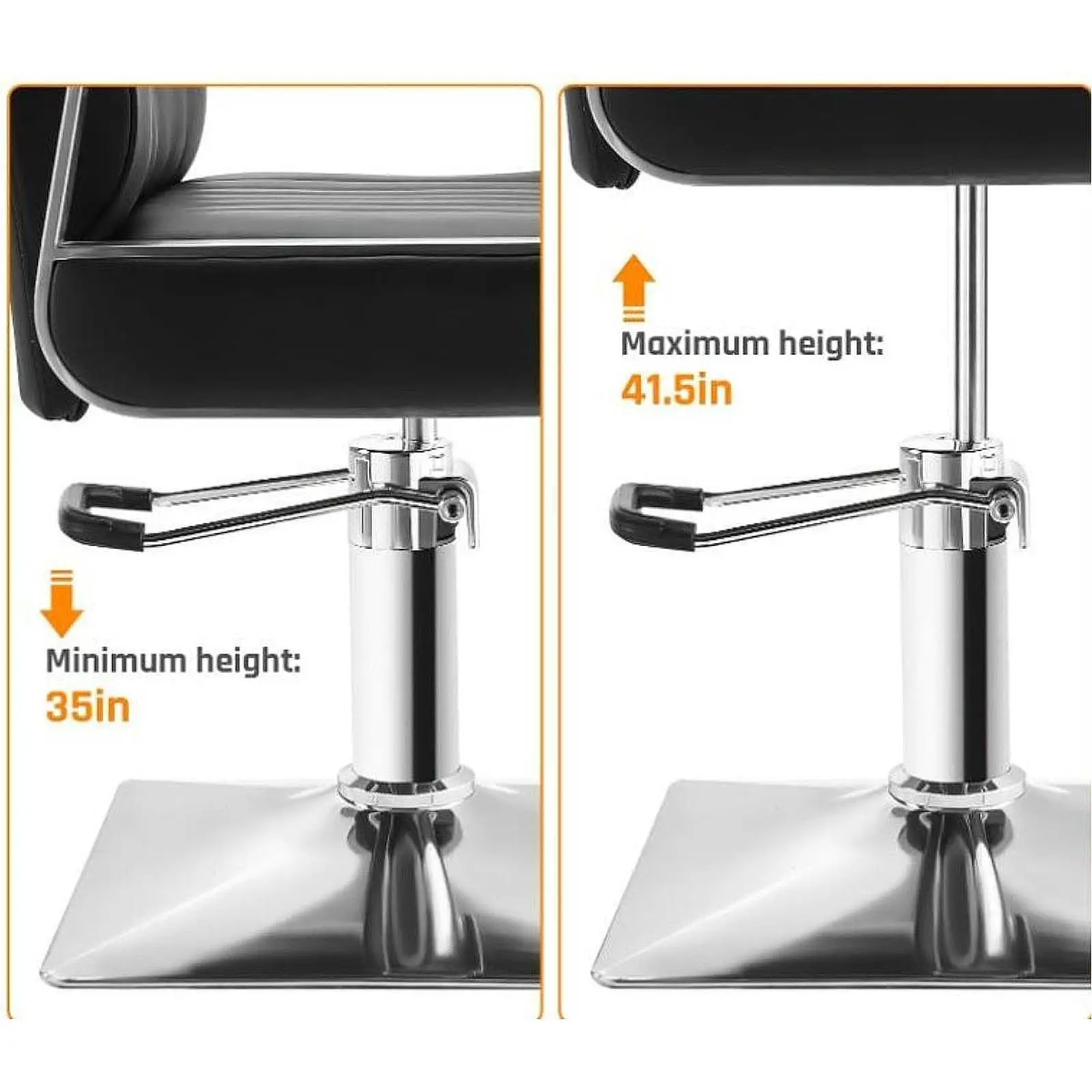 

Barber Chair Foot Lever Easy to Use Salon Chair Foot Rest Beauty SPA Equipment Heavy Duty Hydraulic Pump Lifting Rod Replacement