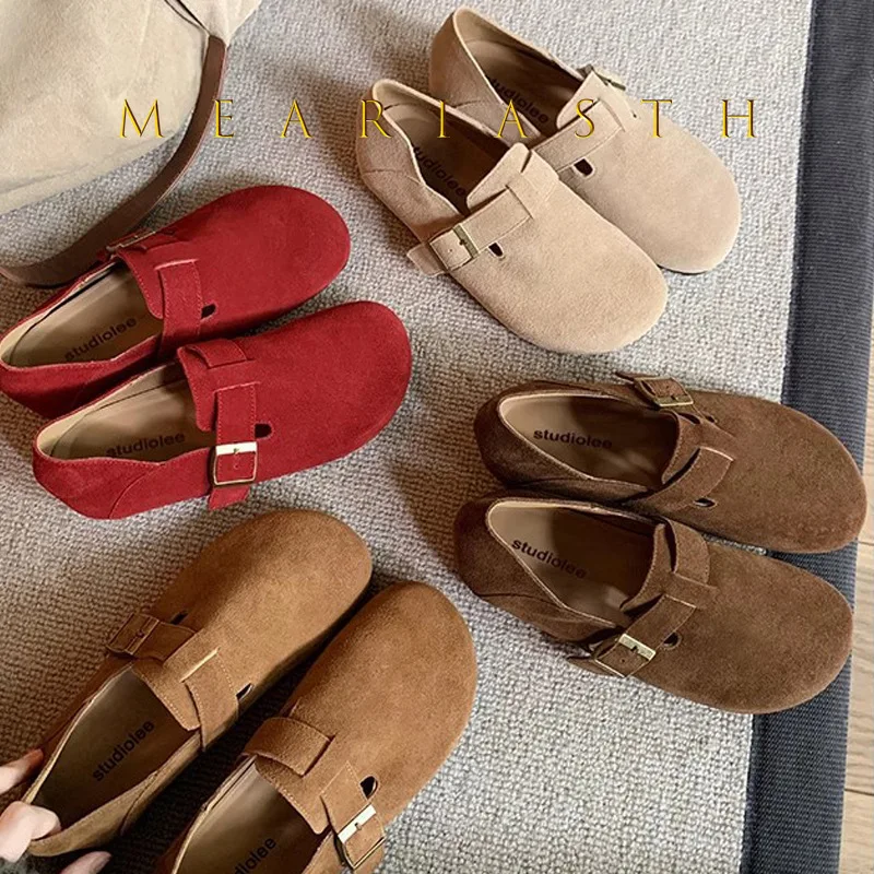 

Women's Shoes Flats Barefoot Sneaker Woman 2025 Trend Moccasins Slip-on Round Toe Running Comfortable Stylish Retro on Offer New