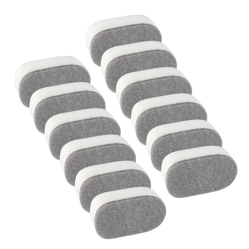 12 Pcs Faucet Cleaning Sponge Dishwashing Pad Complex Powerful Scrubbing Kichen Strong Water Absorption