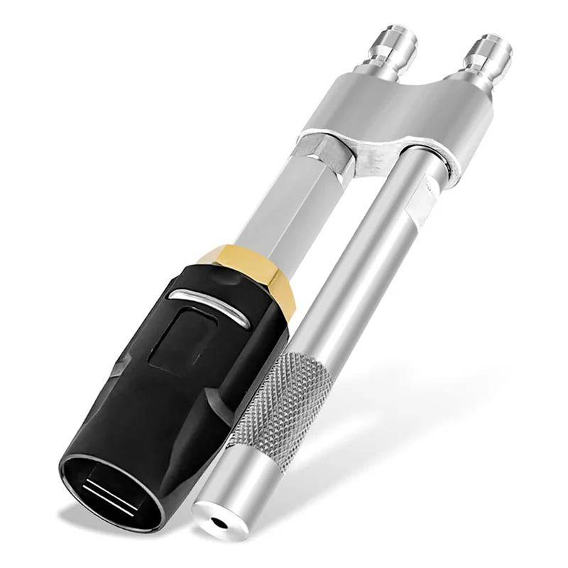 MCGS-2X غسالة الضغط الكيميائية طرف M5 فوهات تويست، مطلق كيميائي طويل المدى لـ 3-7 GPM، توصيل سريع 1/4 بوصة #4