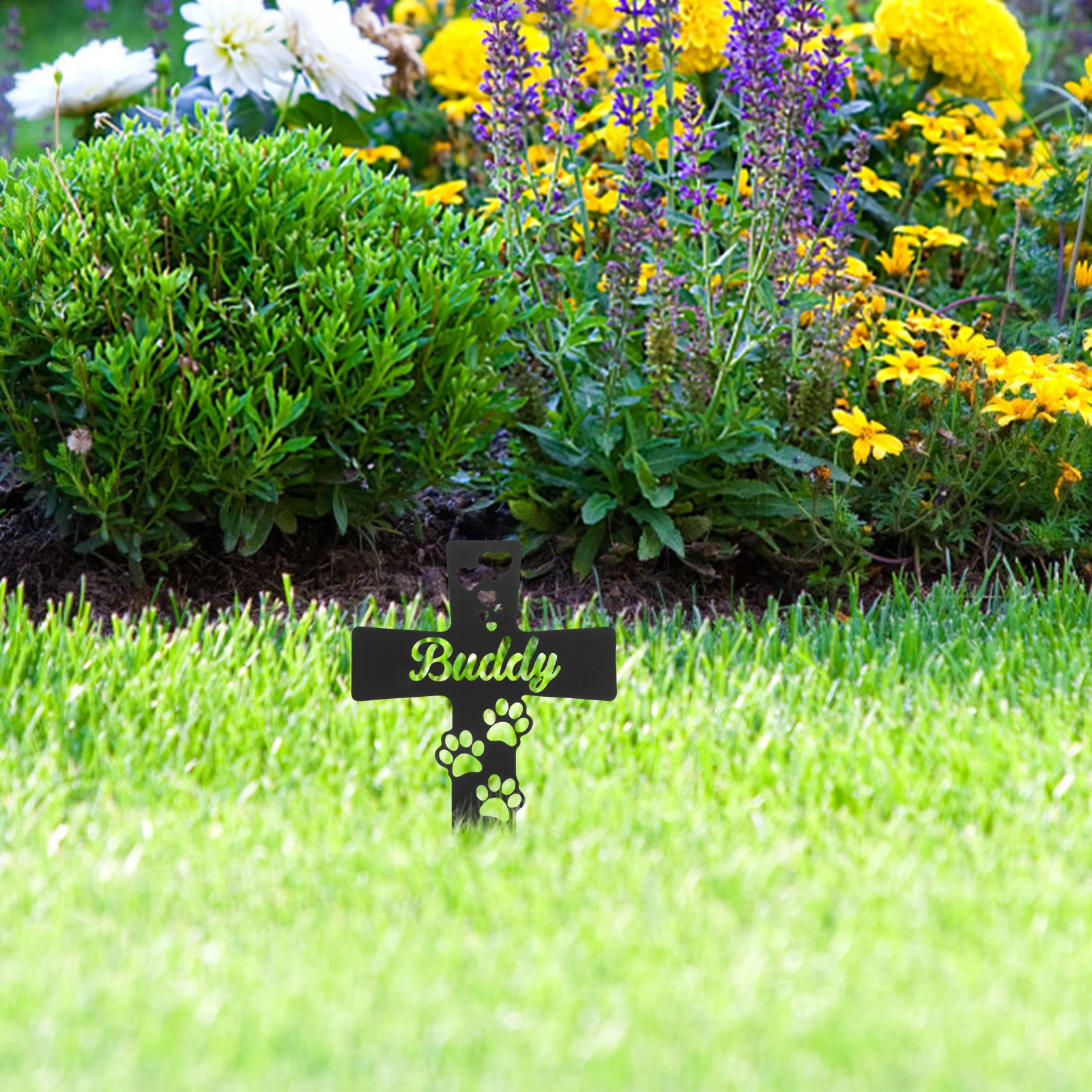 

Pet Memorial Stake Durable Waterproof Garden Grave Marker Tombstone Yard Sign Outdoor Memorial Plaque Weatherproof