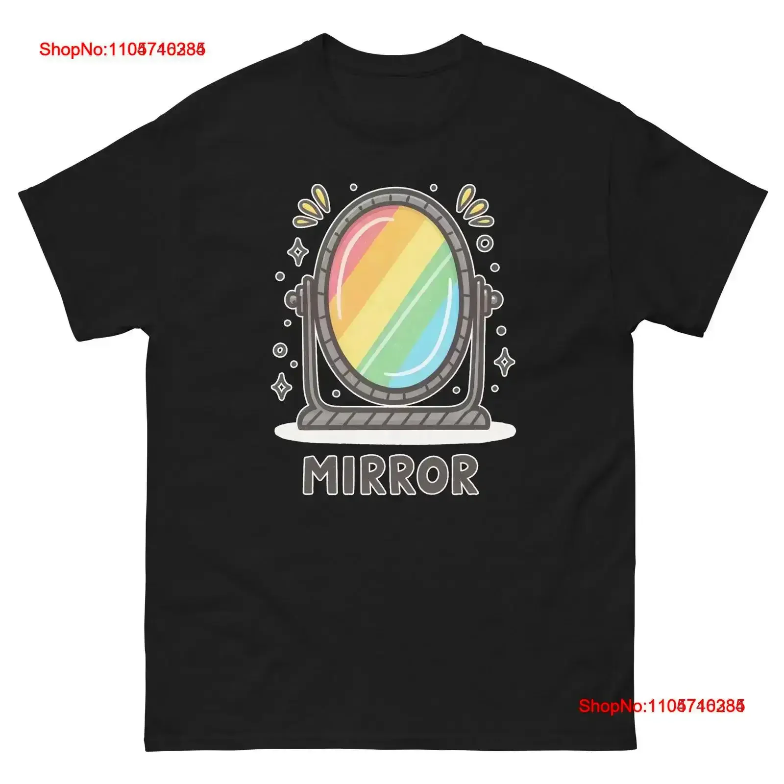 Mirror School Classroom Object Office Teacher T Shirt vintage Washed Comfortable Soft Stylish fashion Stretched vintage Washed