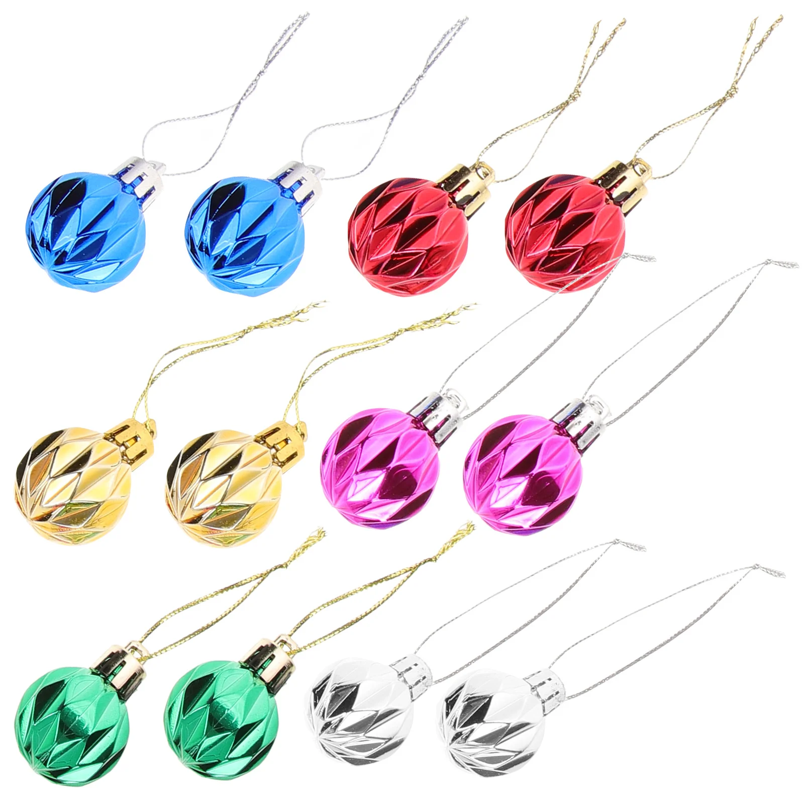 

12Pcs Xmas Tree Ball Hanging Ornaments Holiday Christmas Decoration Durable Party Supplies Xmas Tree Decor Christmas Balls