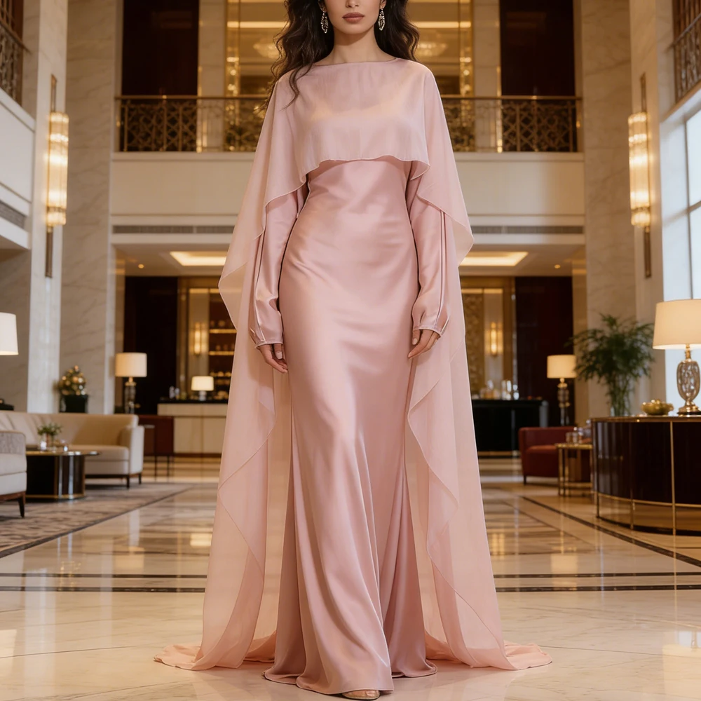 Eid Abayas Women Elegant Evening Party Dress Cape Abaya Dubai Kaftan Djellaba Ramadan Kebaya Islam Clothing Jalabiya Vestidos