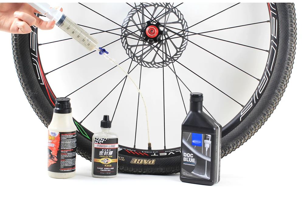 RISIKO Radfahren Fahrrad Tubeless Reifen Dichtmittel Injektor Injektion Werkzeug Spritze Schrader Presta Ventil Core Removal Tool RL225 – Detail 6