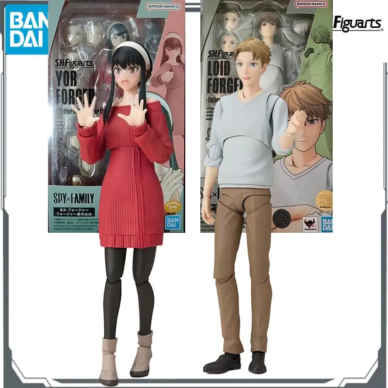

Bandai Original S.H.Figuarts Yor Forger&Loid Forger 150mm&170mm Anime Action Figure Assembly Model Toys Model Gifts for Boys