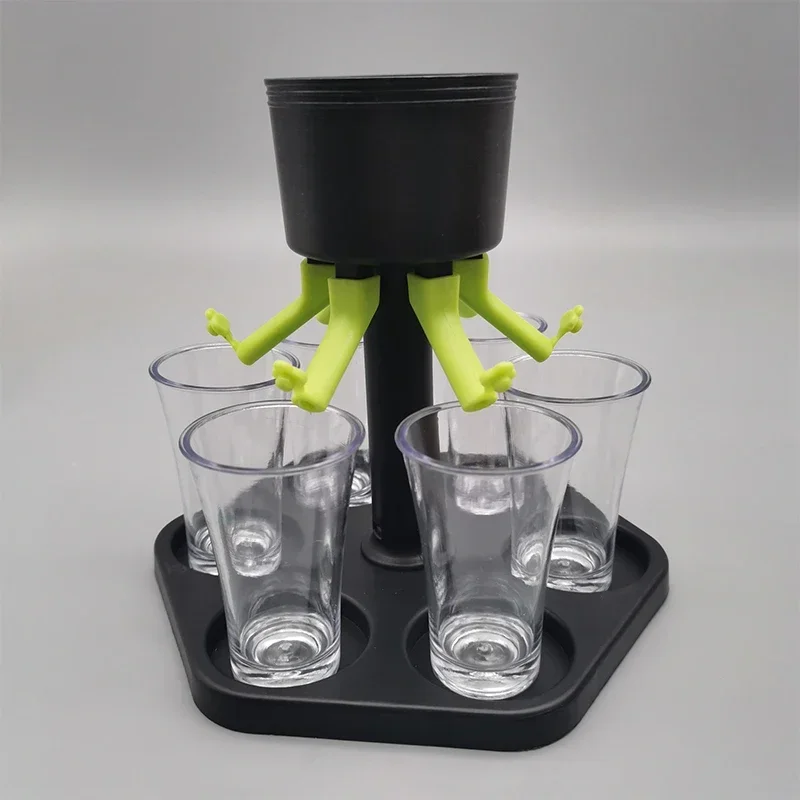 6 Shot Glass Games Dispenser Wine Whisky Beer Wine Liquor Dispenser Bar Accessories Party Games Drinking Tools Beer Dispenser