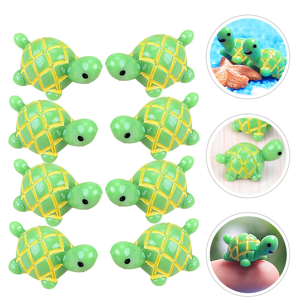 

30 Pcs Animal Glass Bottle Landscape Marine Resin Decorations Colorful Aquarium