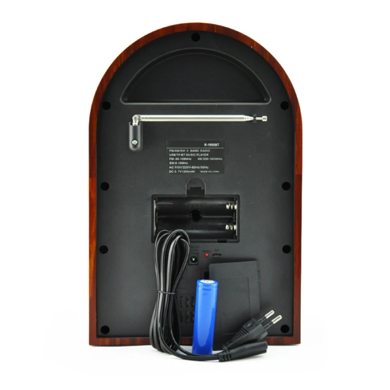 ريترو الحنين راديو AM FM SW 3 الفرقة راديو سمّاعات بلوتوث لاسلكي Mp3 مشغل موسيقى يدعم USB TF بطاقة المدمج في البطارية