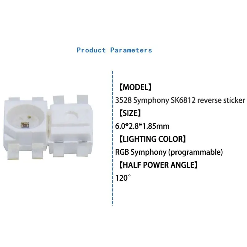 

400 шт. SK6812 MINI-E RGB (аналог WS2812B) SK6812 3228 SMD светодиодные пиксельные чипы с индивидуальной адресацией, полноцветные, 5 В постоянного тока