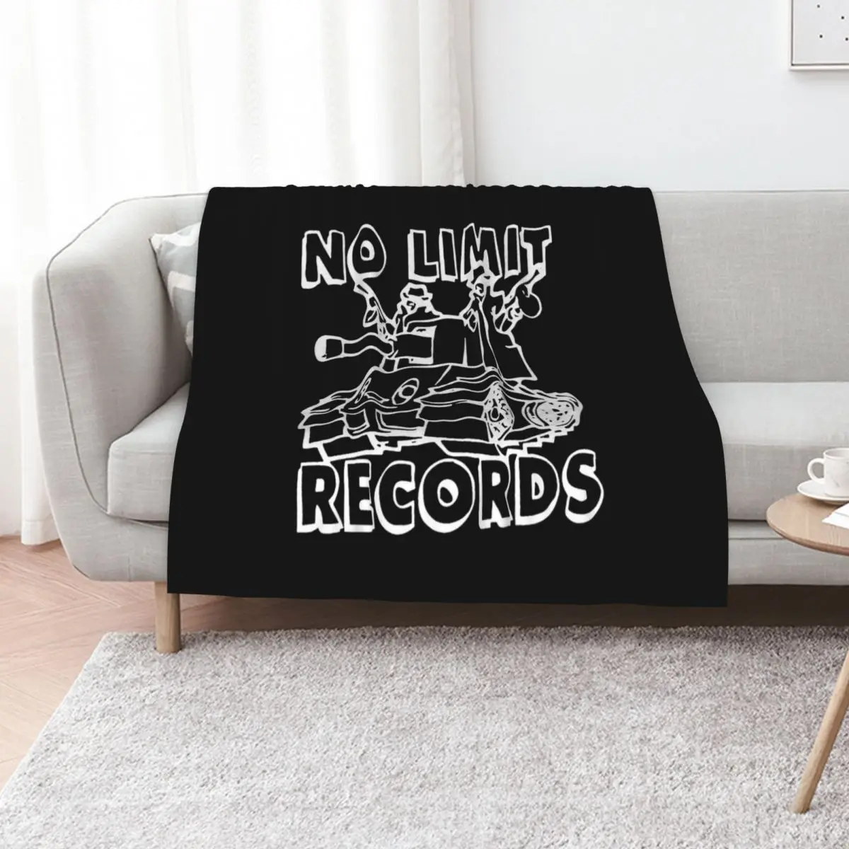 No Limit Records Throw Blanket Luxury Designer Blankets For Sofas Travel Cute Extra Large Throw Plaid on the sofa Blankets