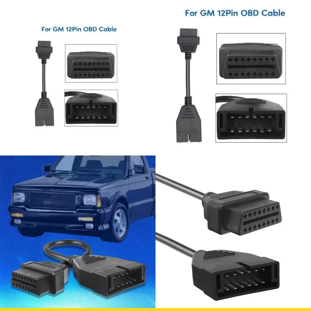 

SZCH Универсальный автомобильный диагностический кабель 12pin к OBD1/OBD2 Кабель-конвертер интерфейса Надежное решение для