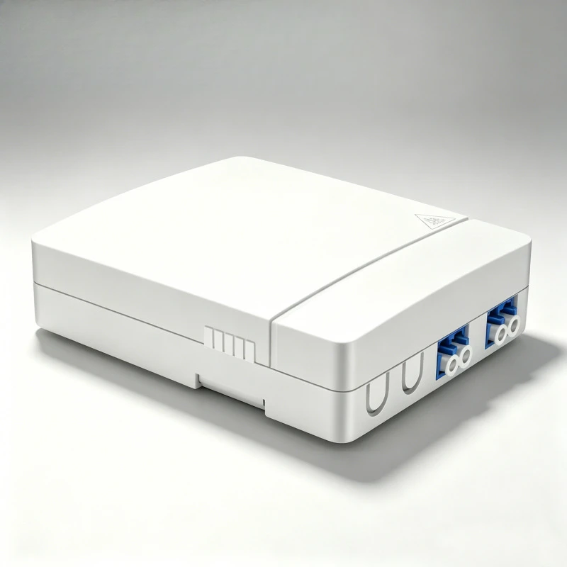 Two-port information desktop box two-core fiber optic information box fiber optic panel SC/LC fiber optic sockets