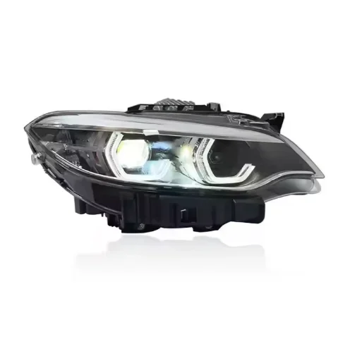 SJC Yellow White DRL Headlight for 2 Series M2 F87 F22 CSL 2014-2017 Headlight Yellow Daytime Running Light Dual Color