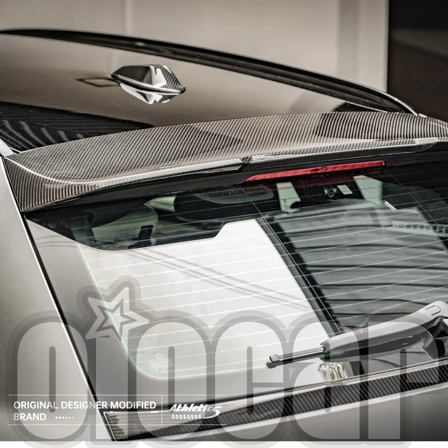 

oiomotors MP Style Dry Carbon Fiber Big Rear Spoiler Roof Wing for BMW G81 M3 Wagon