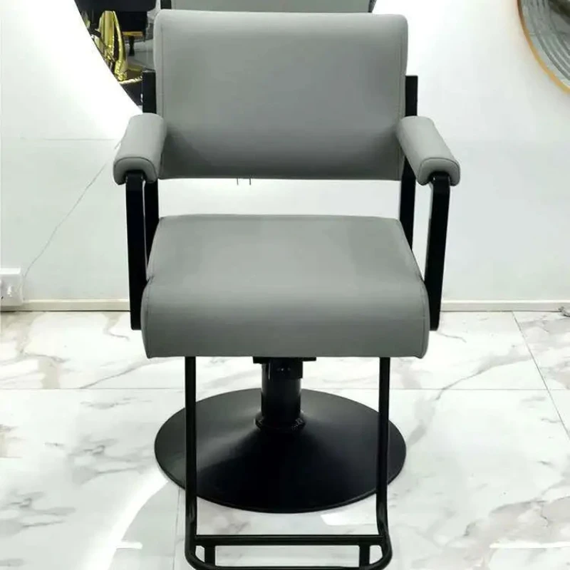 Studio Sleek Barber Chair Design Nordic Luxury Trendy Barber Chair Reclining Facial Style Krzesło Fryzjerskie Salon Furniture