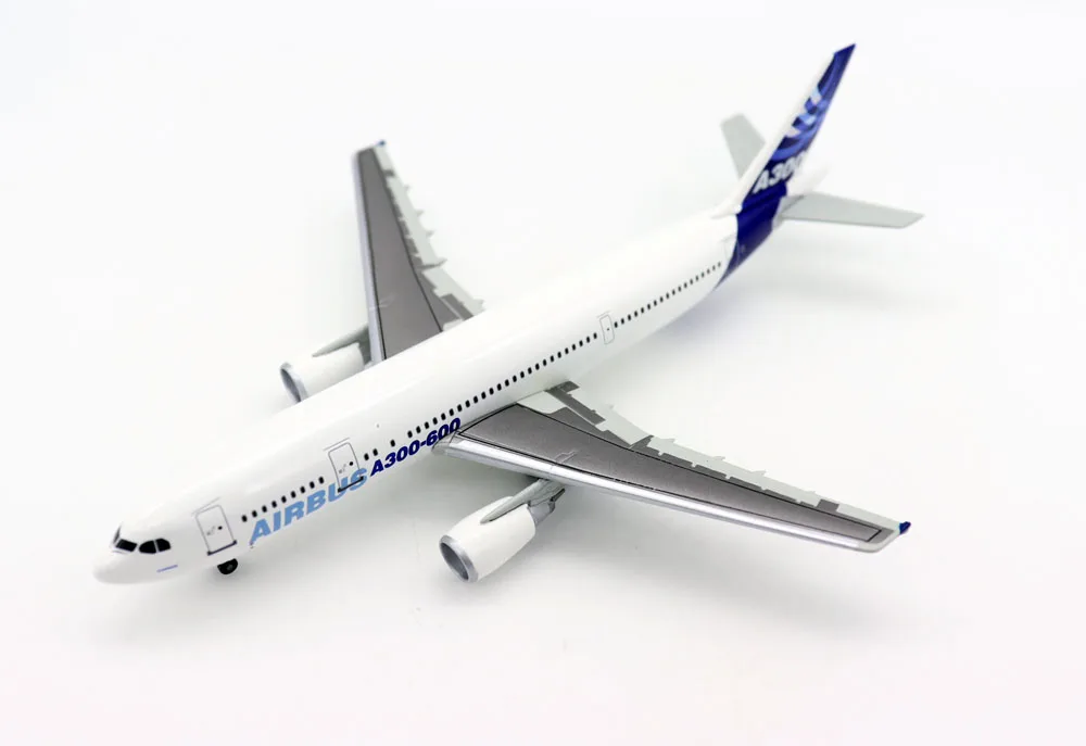 New 1/400 Scale A300-600 AirBus Aircraft Model Plane Diecast Alloy toys For Collection Gift