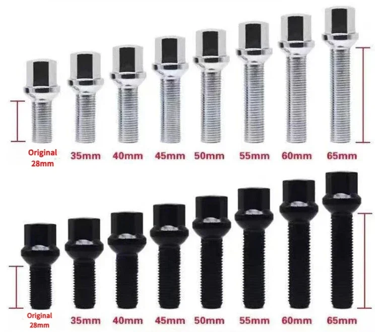 

20pcs/Spot general-purpose multi-size extended modified hub screw screw bolts, auto parts