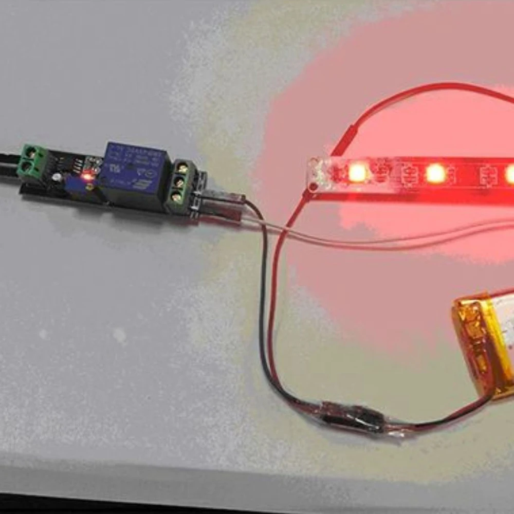 

NE555 12V Delay Relay Module Delay Start Switch 0-10S Time Delay Adjustable with Input Power Indicator