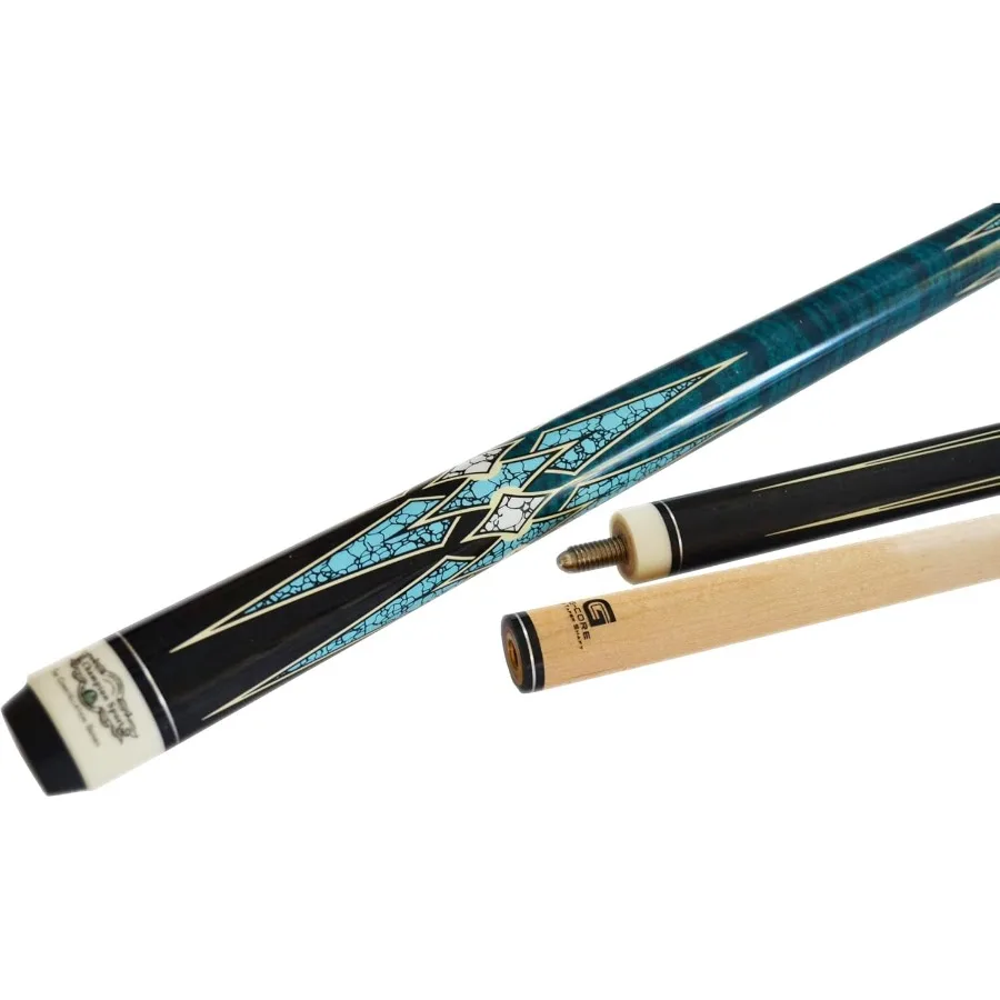 عصا البلياردو الاحترافية للبطولة والاستخدام المنزلي متوفرة في 56 بوصة 57 بوصة وطول 60 بوصة مع #3