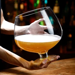 Beer Glass Cup Lead Free Super Large Capacity Party Glasses Wine Beer Brandy Juice Glass for Gathering Big Bar Cup