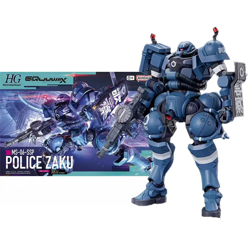 

Bandai Anime HG 1/144 GquuuuX ux G MS-06-SSP POLICE ZAKU Gundam Сборная модель, комплект экшн-фигурки, игрушка для детей, коллекционный подарок