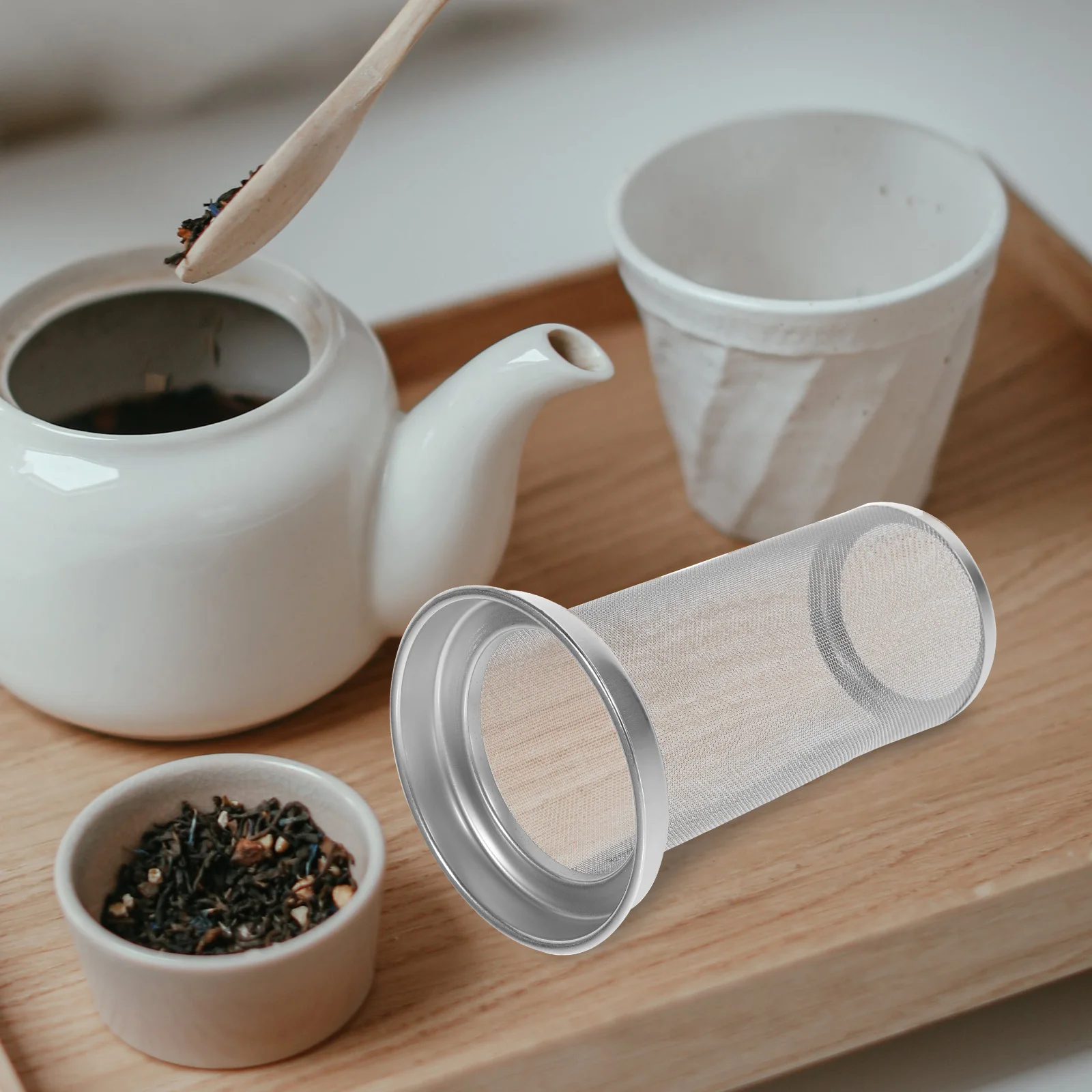 

Ситечко для чая из нержавеющей стали, металлический заварочный легкий, практичный для листового чая, подходит для подарка на новоселье