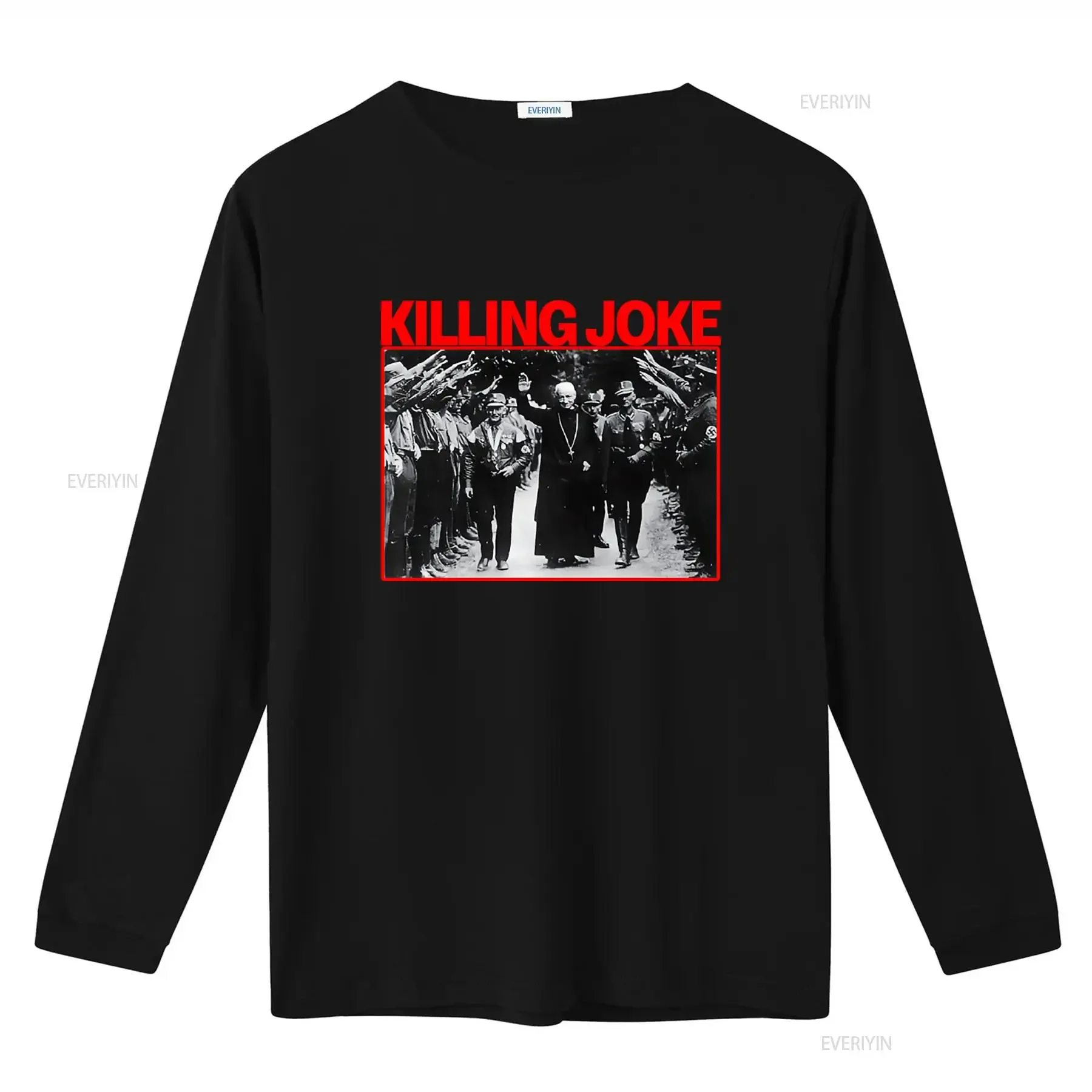 KILLING JOKE Vintage Inspired Pope Black T Shirt Small Retro Design High Quality Print Perfect for Unique Fashion Statements