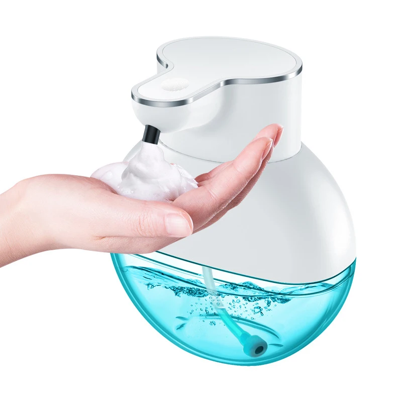 Touchless Motion Sensor Smart Soap Dispenser 420ml Wall Mounted Liquid Soap Dispenser for Home Kitchen