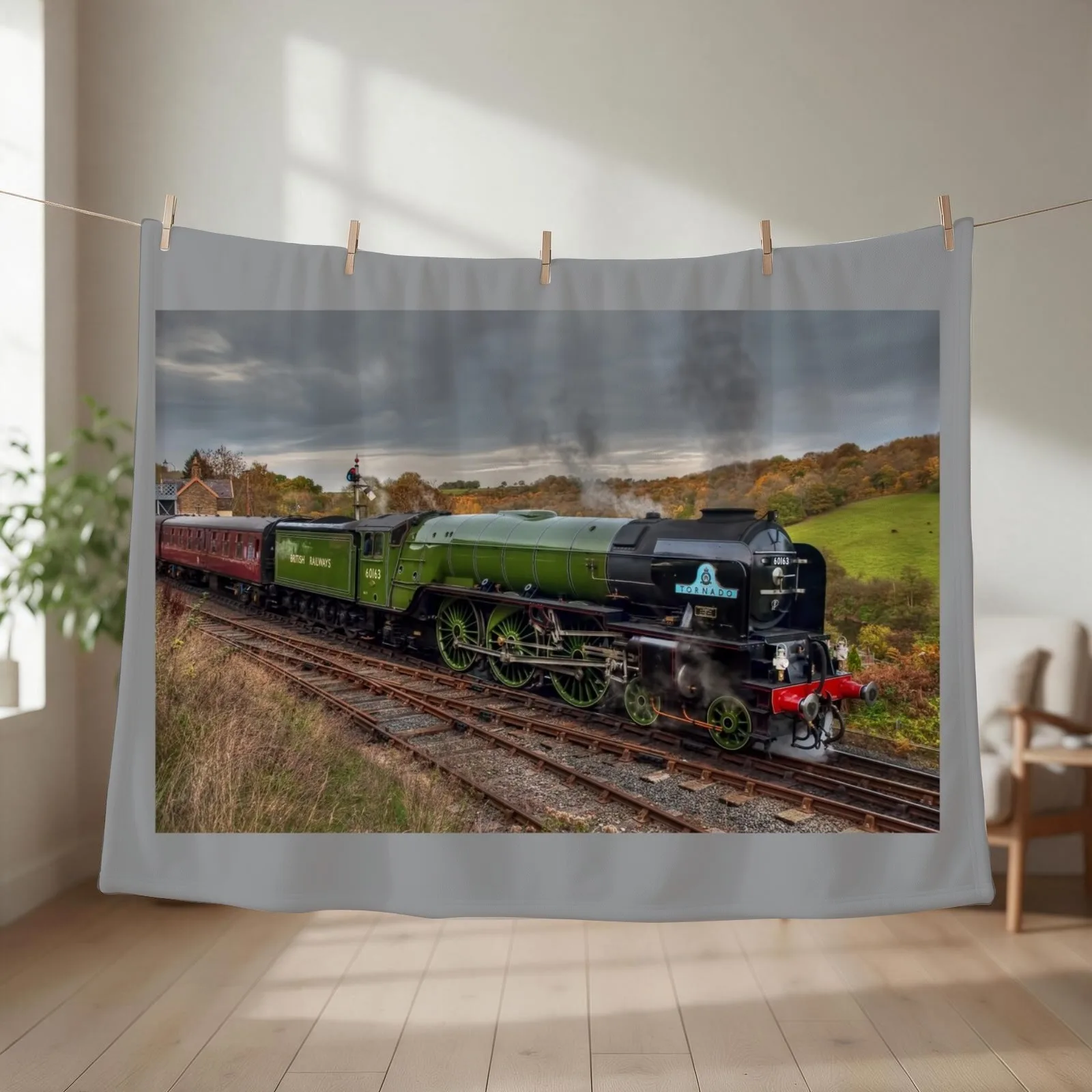 New Peppercorn Class A1 60163 Tornado Throw Blanket couch cozy soft plush fuzzy picnic outdoor blanket