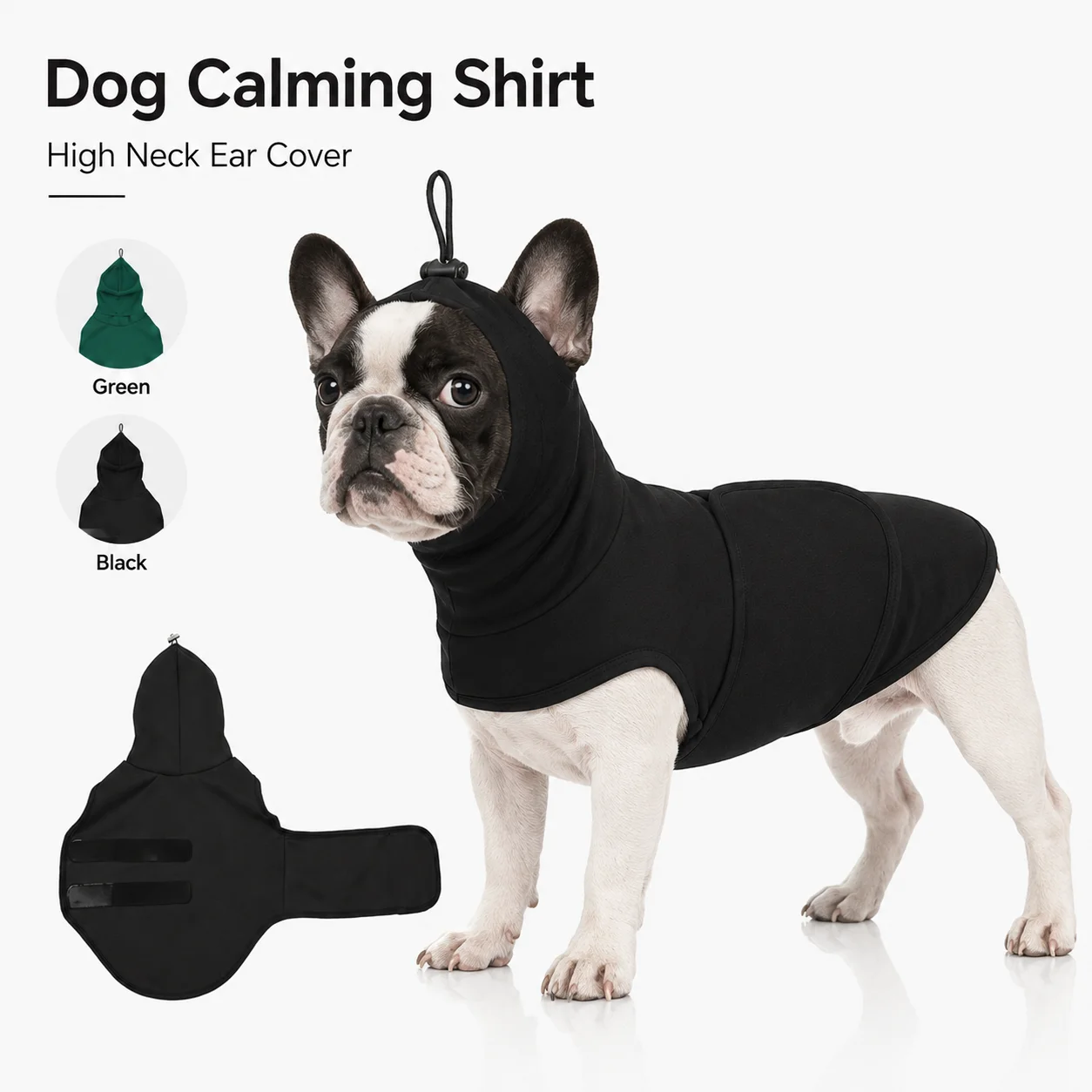 伸縮性のある犬用不安軽減ベスト、調節可能なカームシャツ、ハイ - Dog Anxiety Vest のレビューと価格